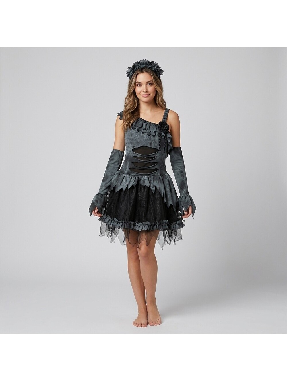 Gothic Crow Dress Seasons USA Adult XS/S Teen 14/16 Costume Cosplay Halloween